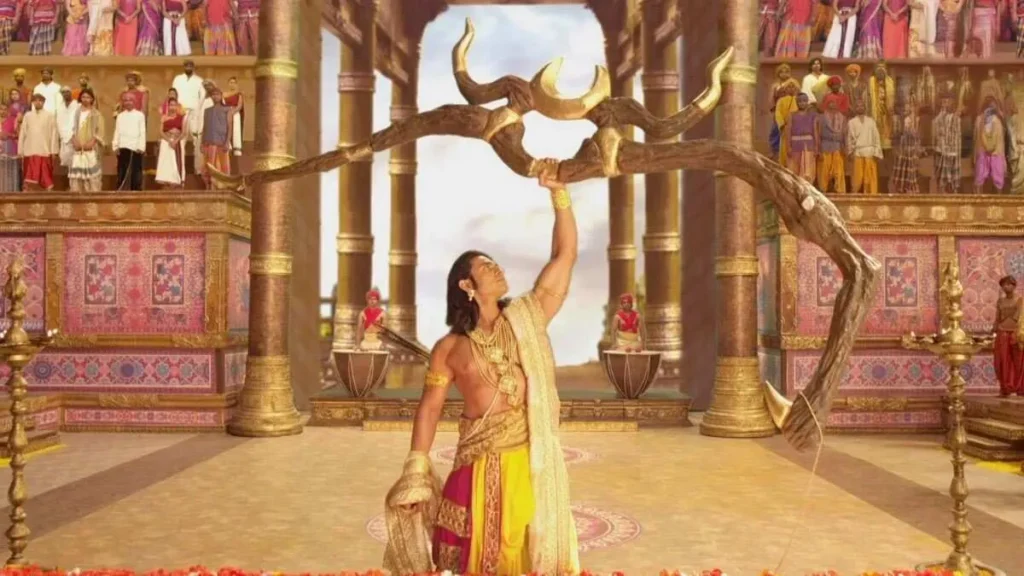 What happened when Rama broke the bow